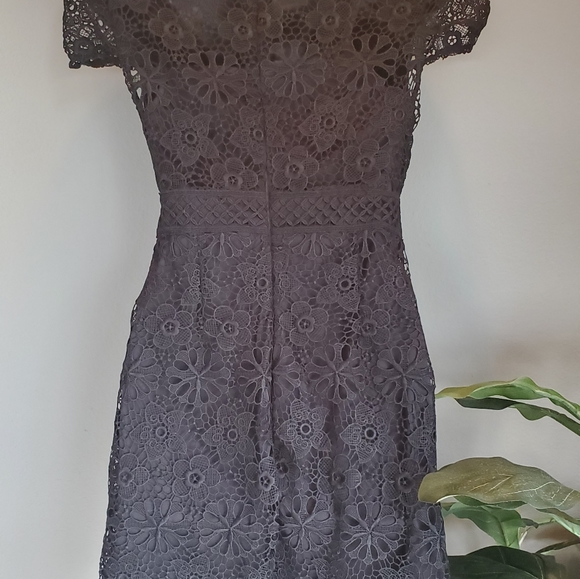 ZARA Basics collection Black Lace Dress - Picture 4 of 10
